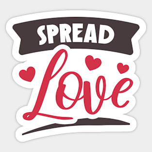 Spread Love Sticker